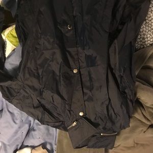 NWT navy rain jacket!!! Never used!